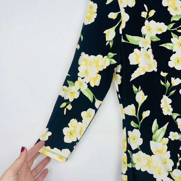 Lauren Ralph Lauren Floral Print Sheath Dress Size 6 - Picture 5 of 12